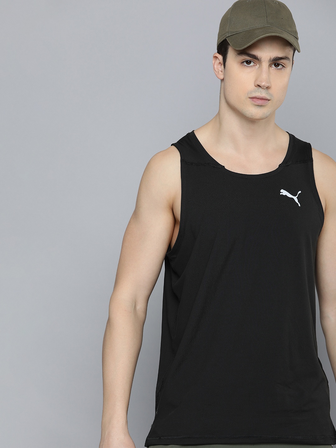 

Puma RUN CLOUDSPUN SINGLET dryCELL Sleeveless T-shirt, Black
