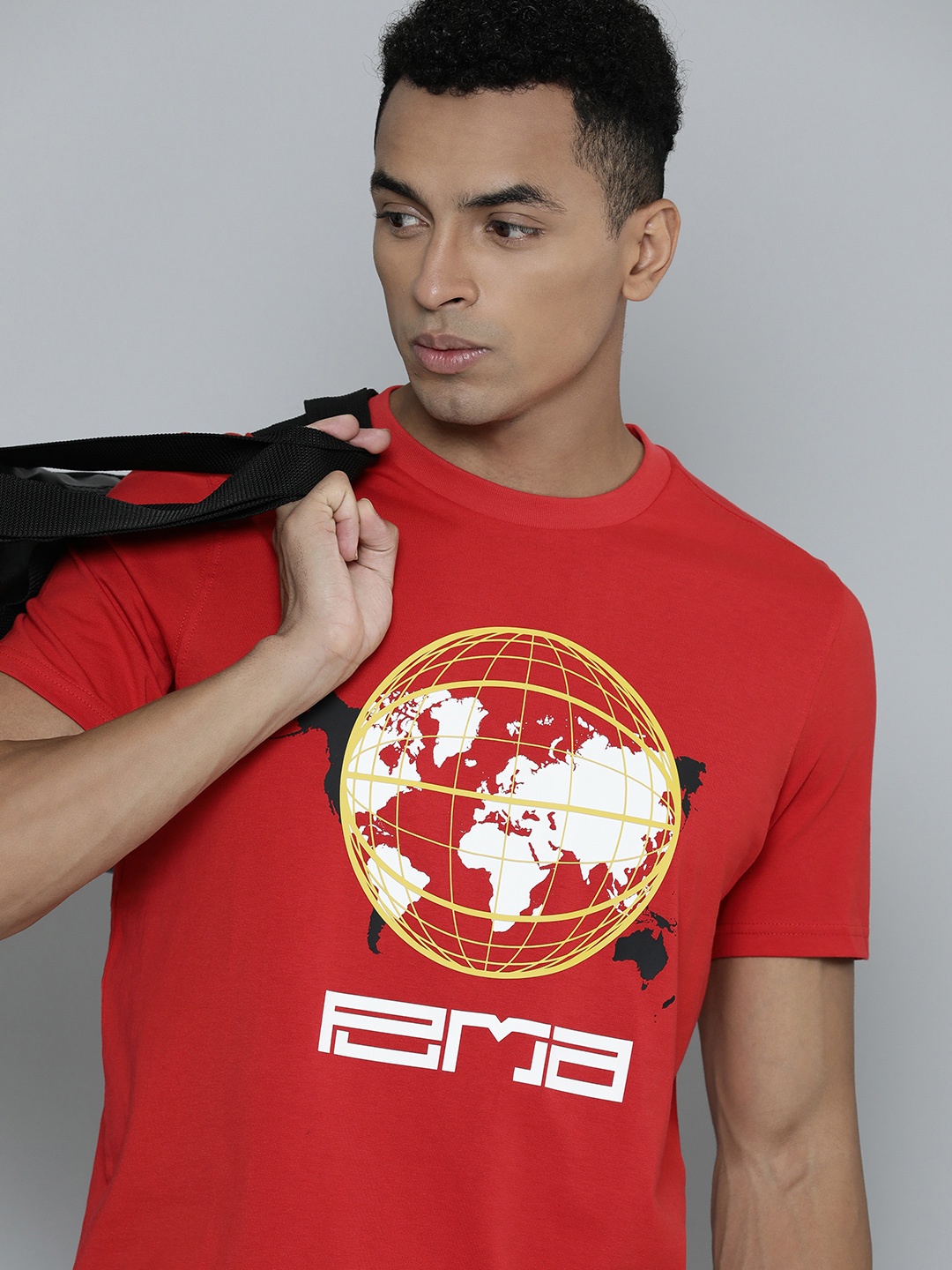 

Puma Graphic Printed Clear Out Pure Cotton T-shirt, Red