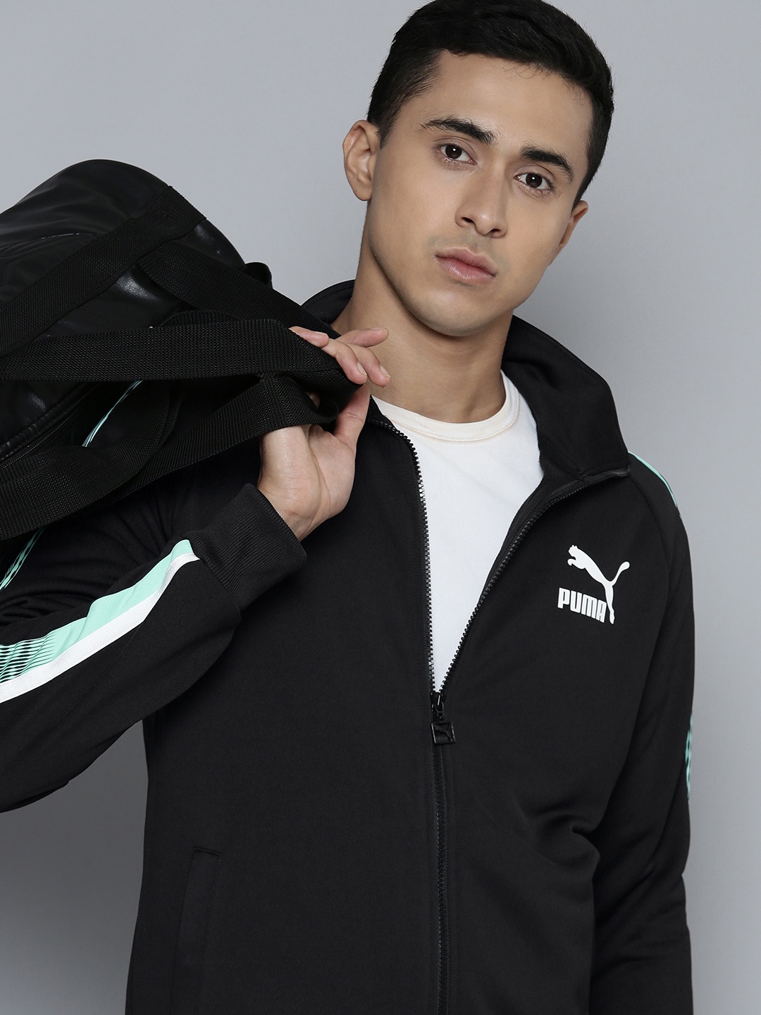

Puma T7 SPORT Track Outdoor Bomber Jacket, Black
