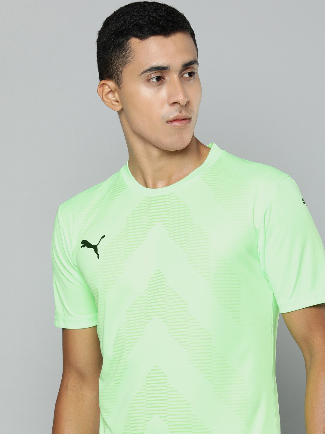 

Puma Printed Slim Fit dryCELL Football Jersey T-shirt, Green