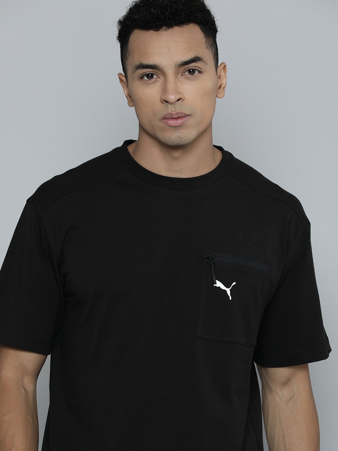 

Puma Open Road dryCELL Relaxed Fit Pure Cotton T-shirt, Black