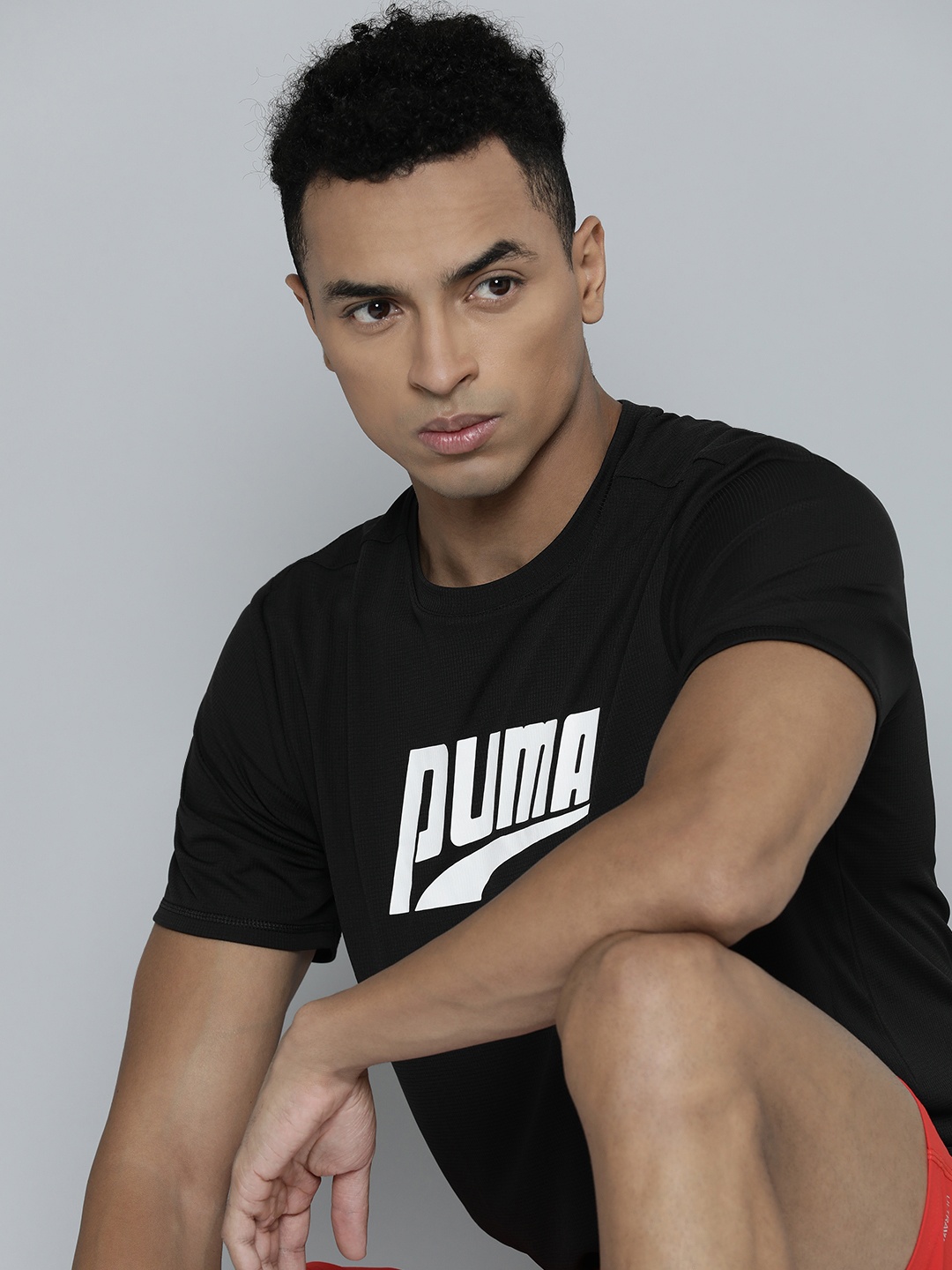 

Puma Run Favorite SS Graphic Printed dryCELL T-shirt, Black