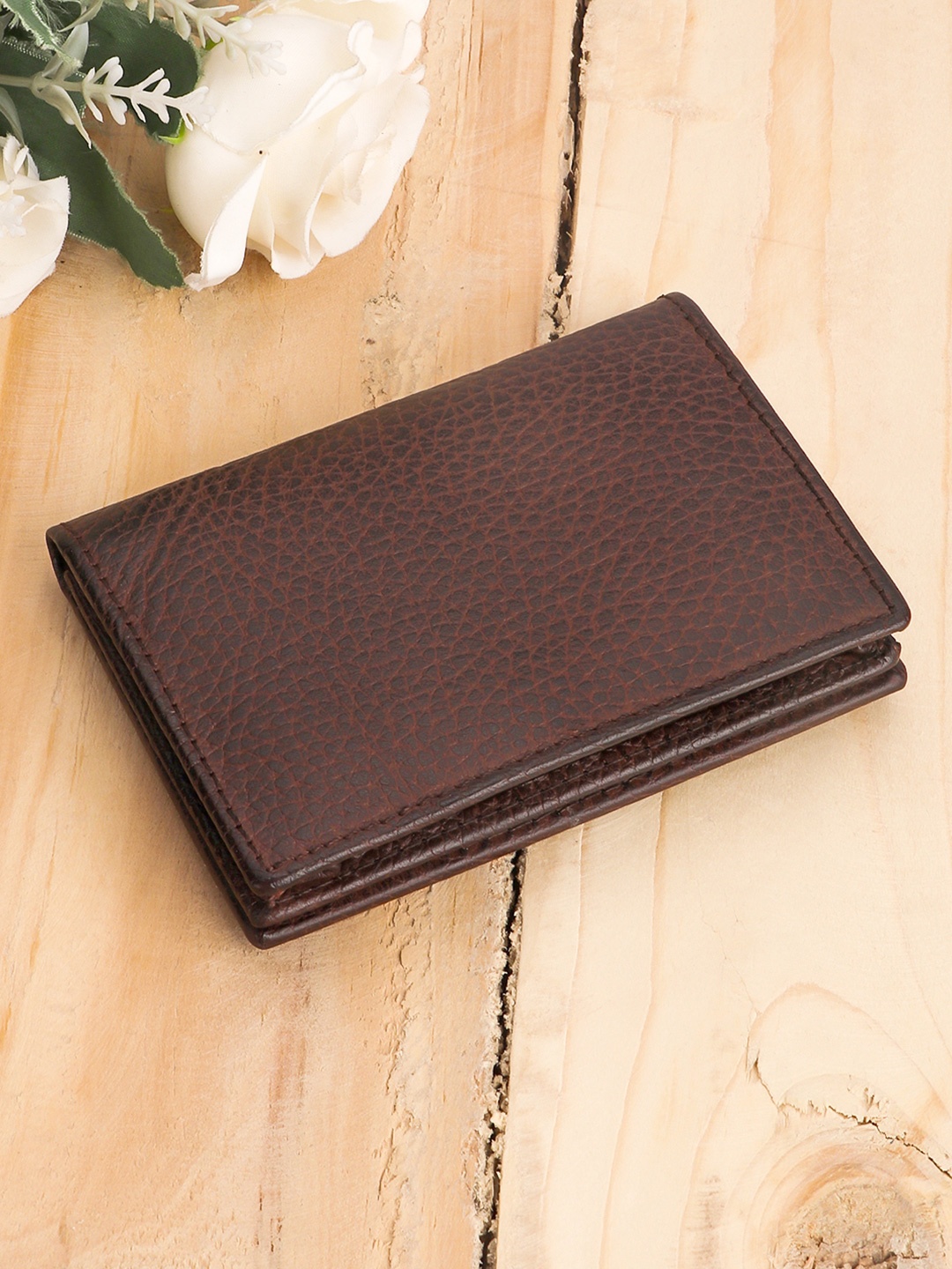 

Kastner Textured PU Card Holder, Brown