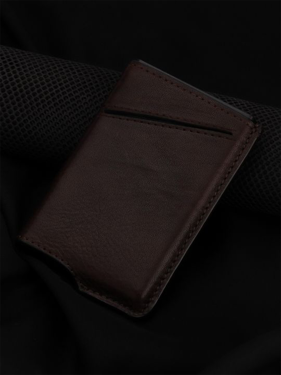 

Kastner Textured PU Card Holder, Brown