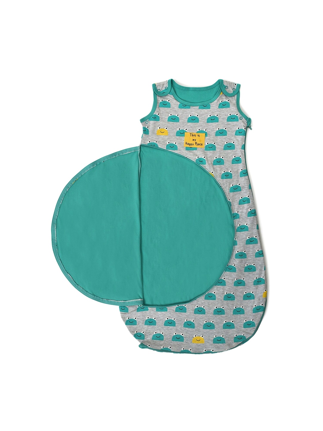 

MiArcus Infant Printed Pure Cotton Sleeping Bag, Grey