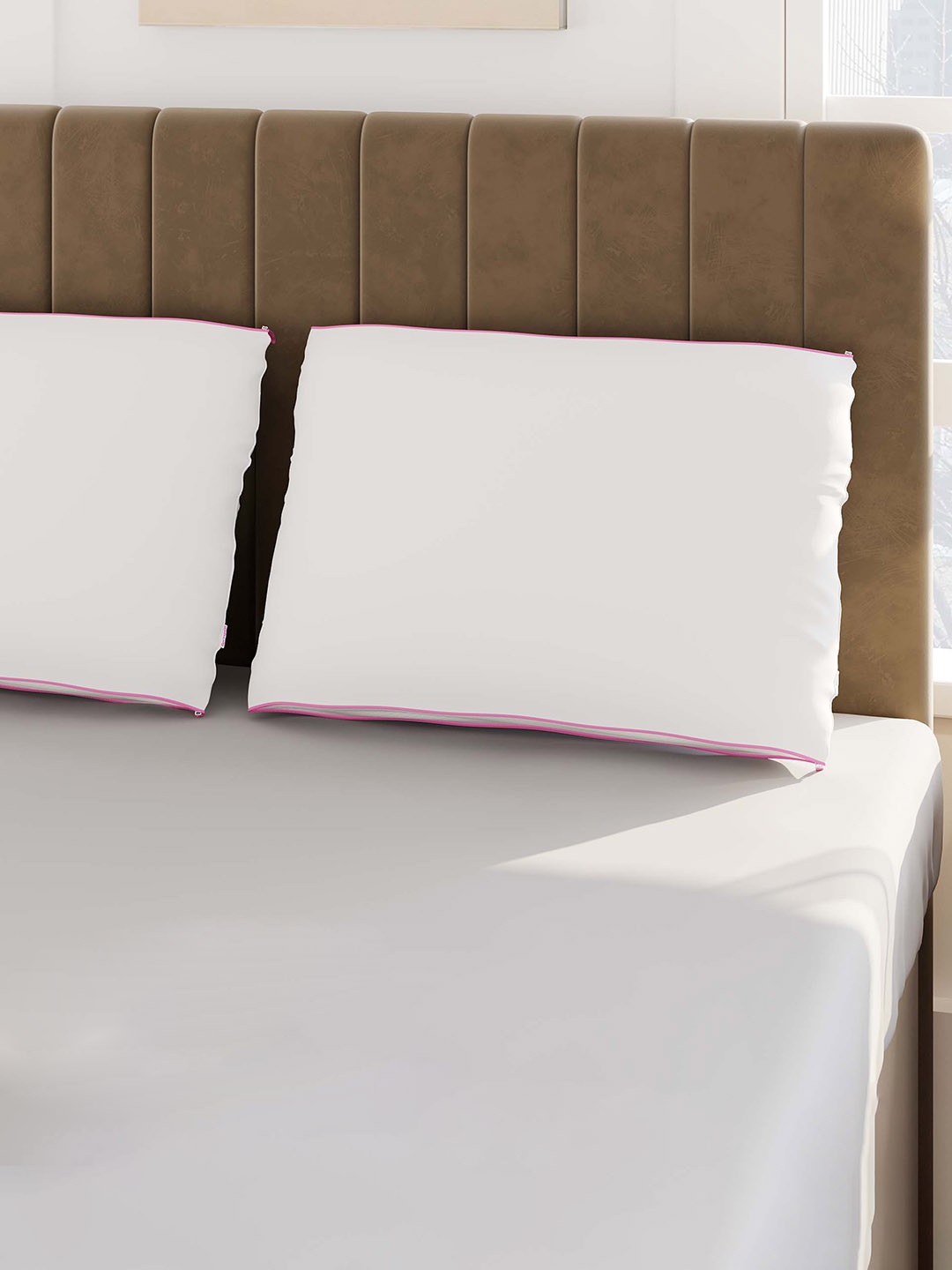 

Springwel White Microfibre Sleep Pillow