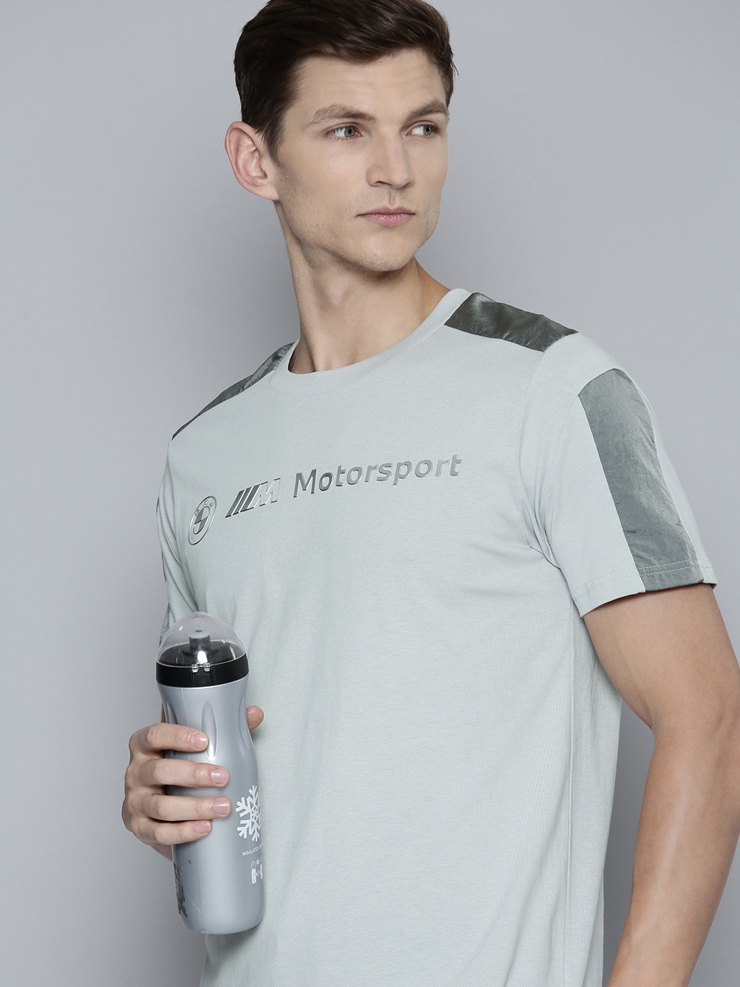 

PUMA Motorsport BMW Motorsport Monochrome Applique T-shirt, Grey