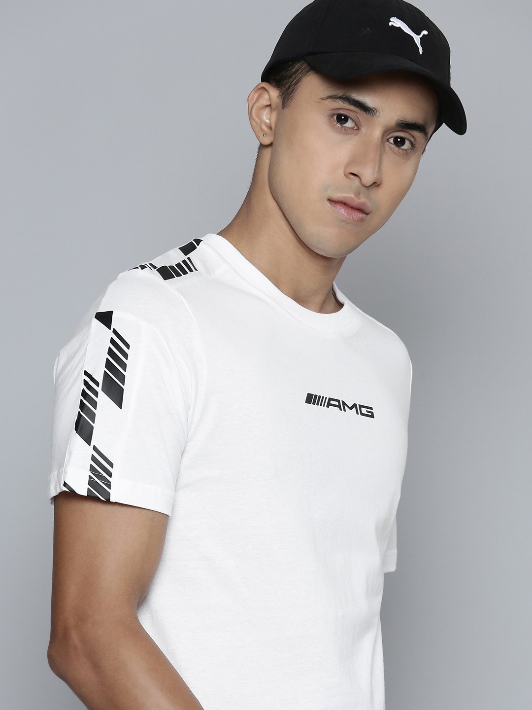 

PUMA Motorsport Mercedes AMG Petronas MT7 T-shirt, White