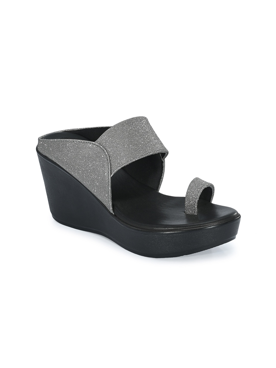 

GARDIN Open One Toe Wedges, Grey