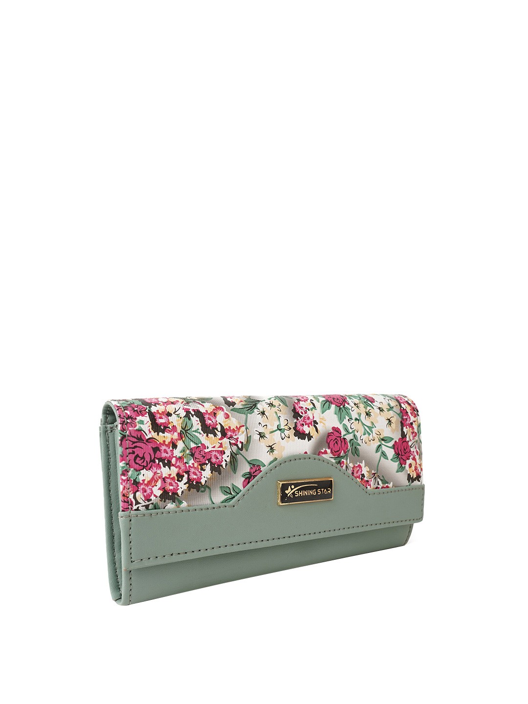 

SHINING STAR Water Resistant Printed Purse Clutch, Olive