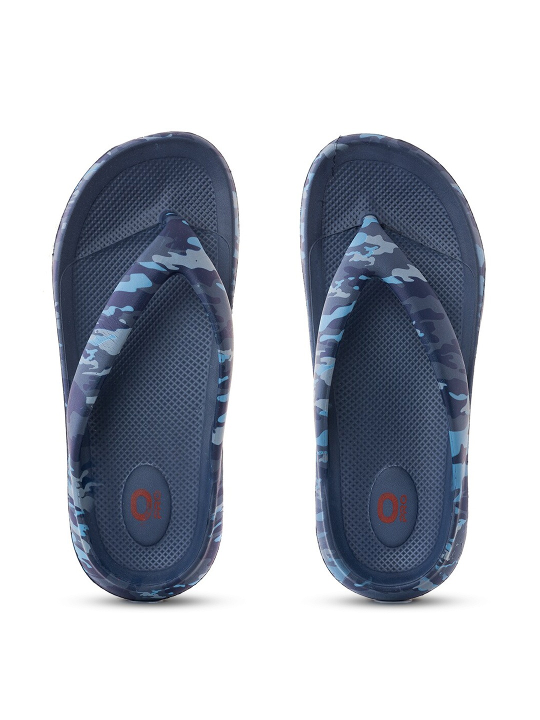 

Khadims Men Printed Rubber Thong Flip-Flops, Navy blue