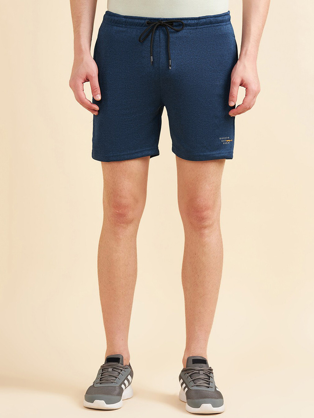 

Sweet Dreams Men Teal Mid-Rise Inner Elastic Lounge Shorts