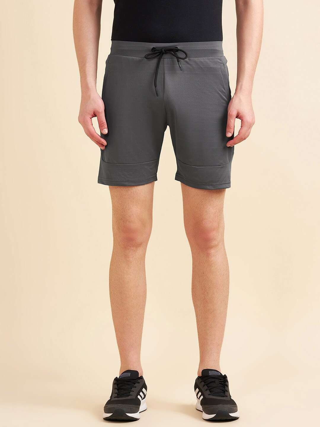 

Sweet Dreams Grey Men Mid Rise Shorts