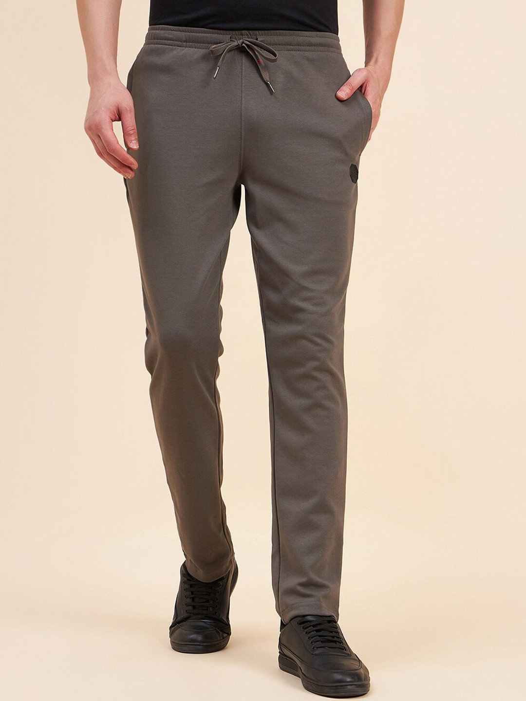 

Sweet Dreams Men Grey Mid-Rise Track Pants