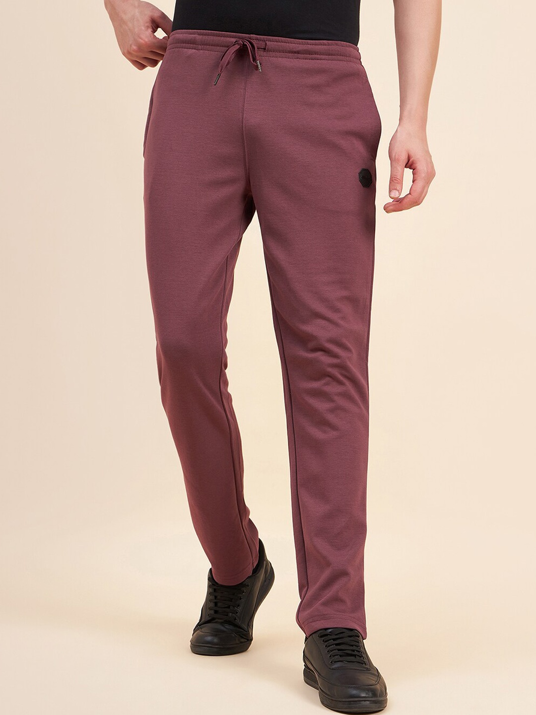 

Sweet Dreams Men Pack Of 2 Mid-Rise Cotton Track Pants, Purple