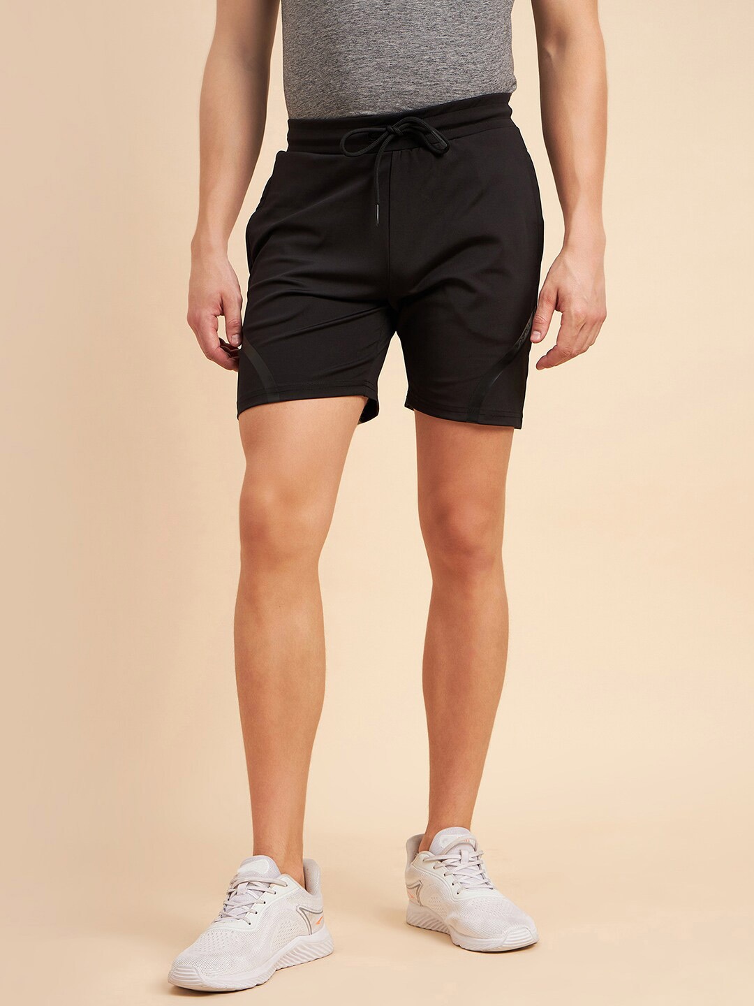 

Sweet Dreams Men Black Mid-Rise Regular Shorts