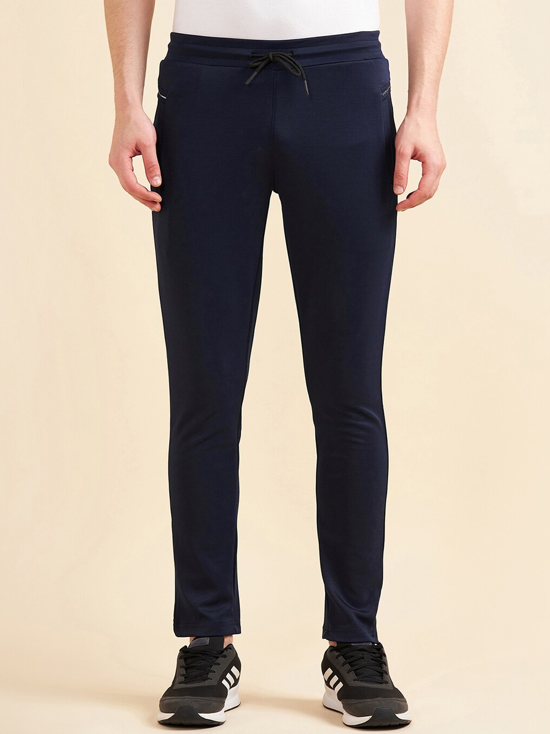 

Sweet Dreams Men Navy Blue Mid-Rise Track Pants