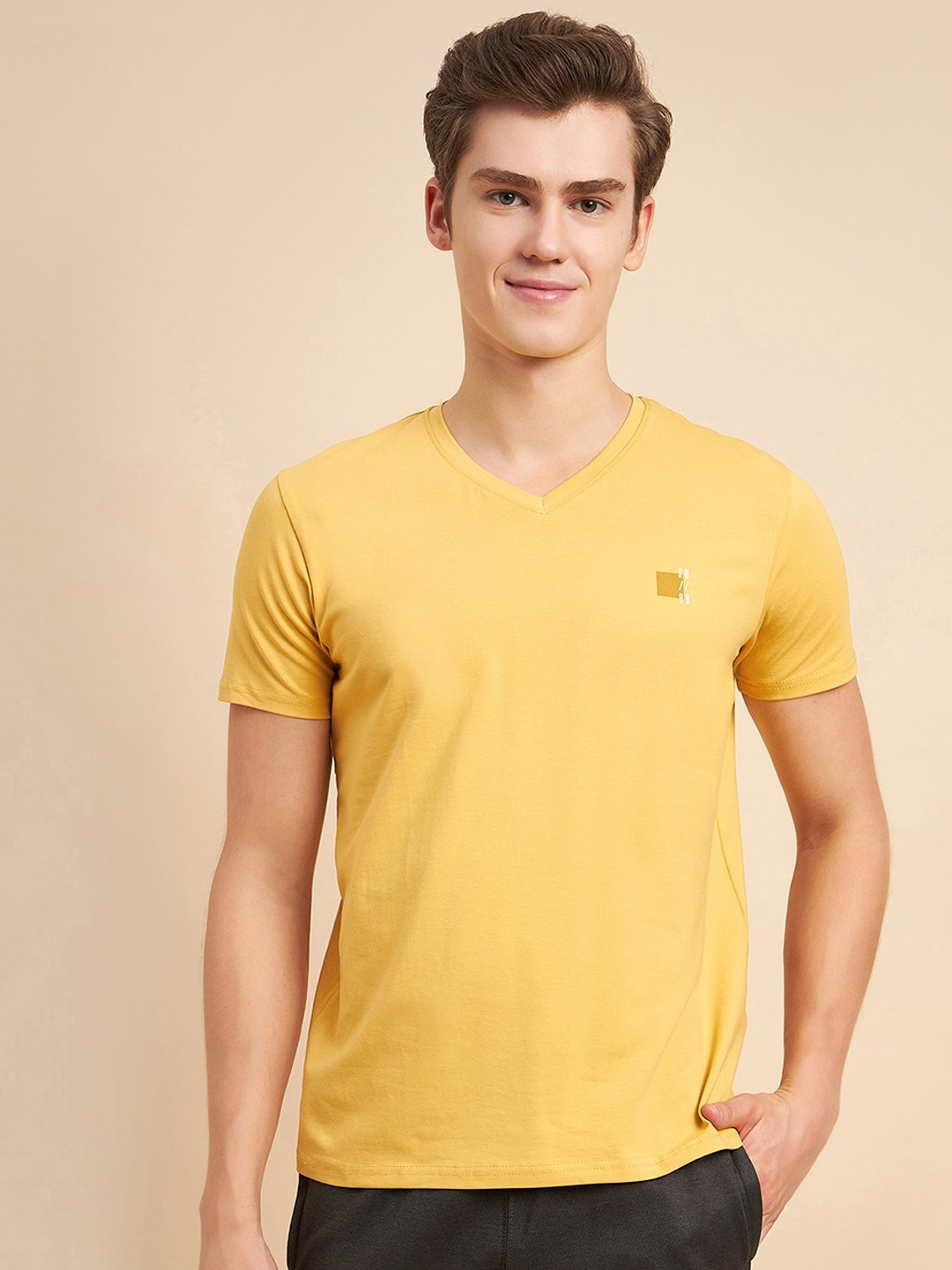

Sweet Dreams Mustard V-Neck Short Sleeves T-Shirts