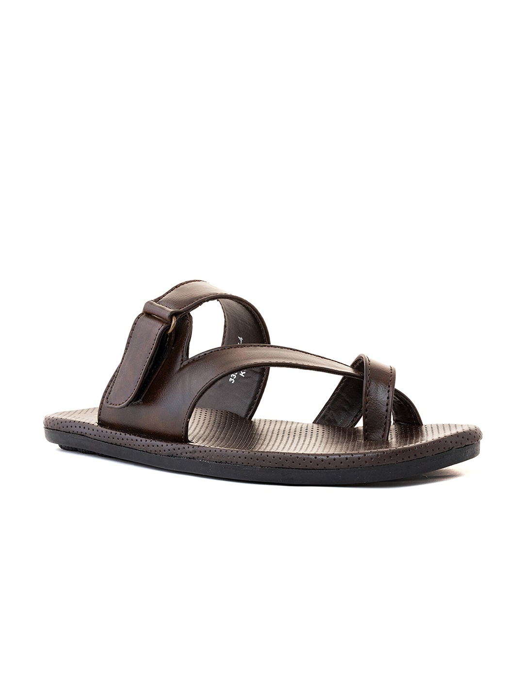 

Khadims Men Textured Comfort Sandals, Brown