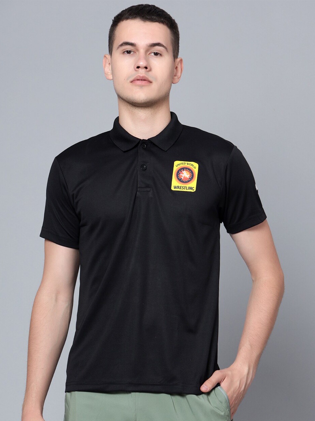 

Shiv Naresh Polo Collar T-shirt, Black