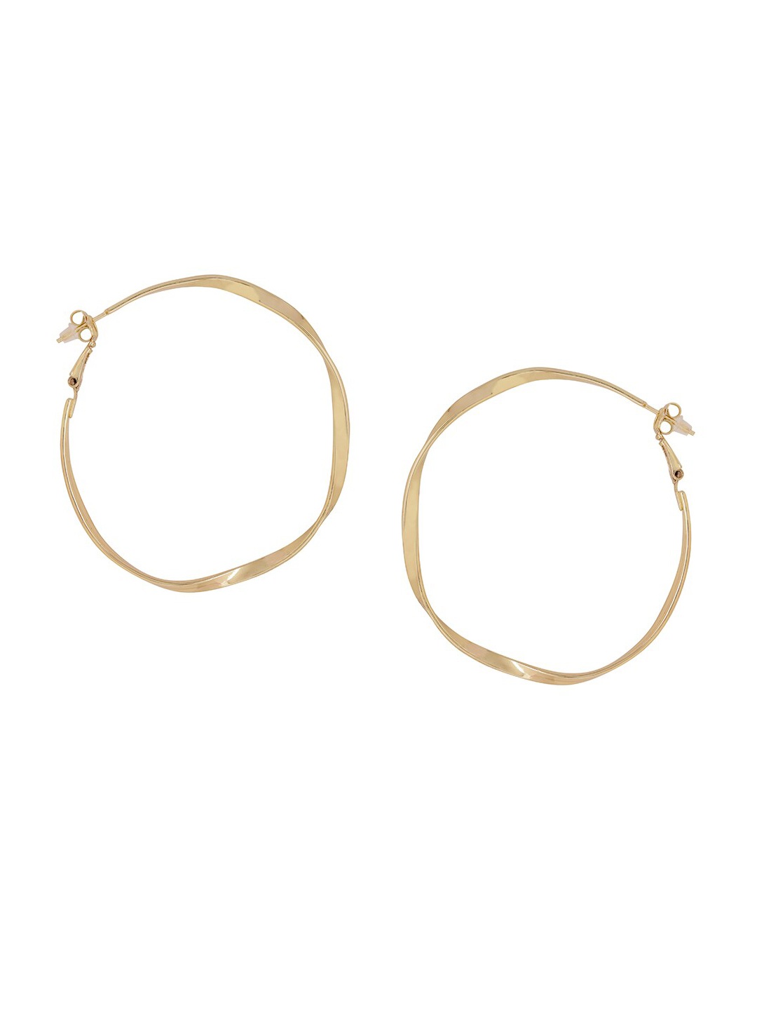

XPNSV Contemporary Hoop Earrings, Gold