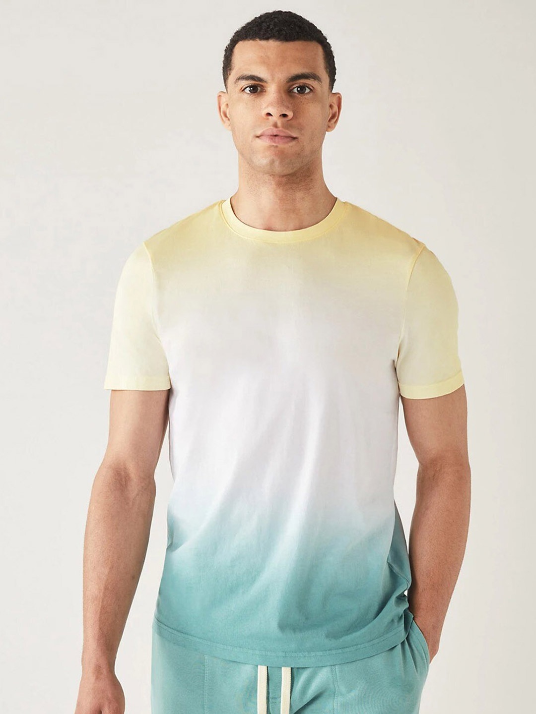 

Marks & Spencer Tie And Dye T-Shirt, Yellow