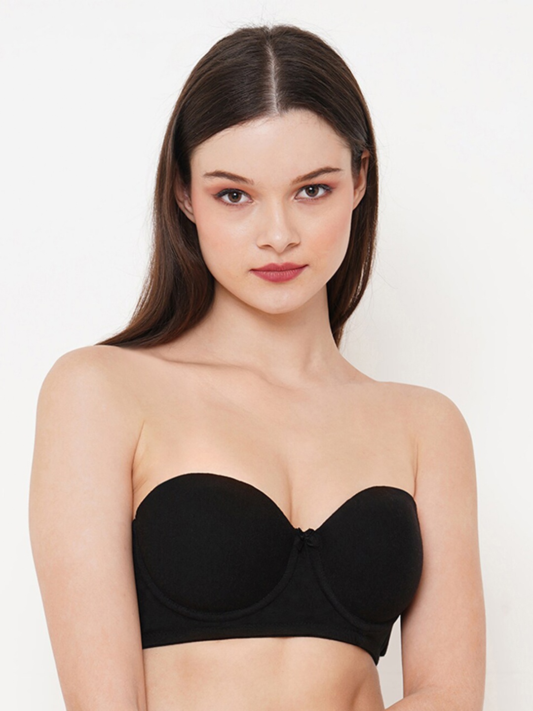 

Inner Sense Strapless Anti-Microbial Medium Coverage Underwired Bra, Black
