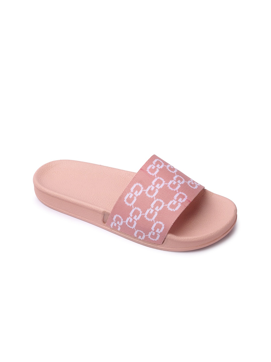 

Colo Women Printed Sliders, Peach