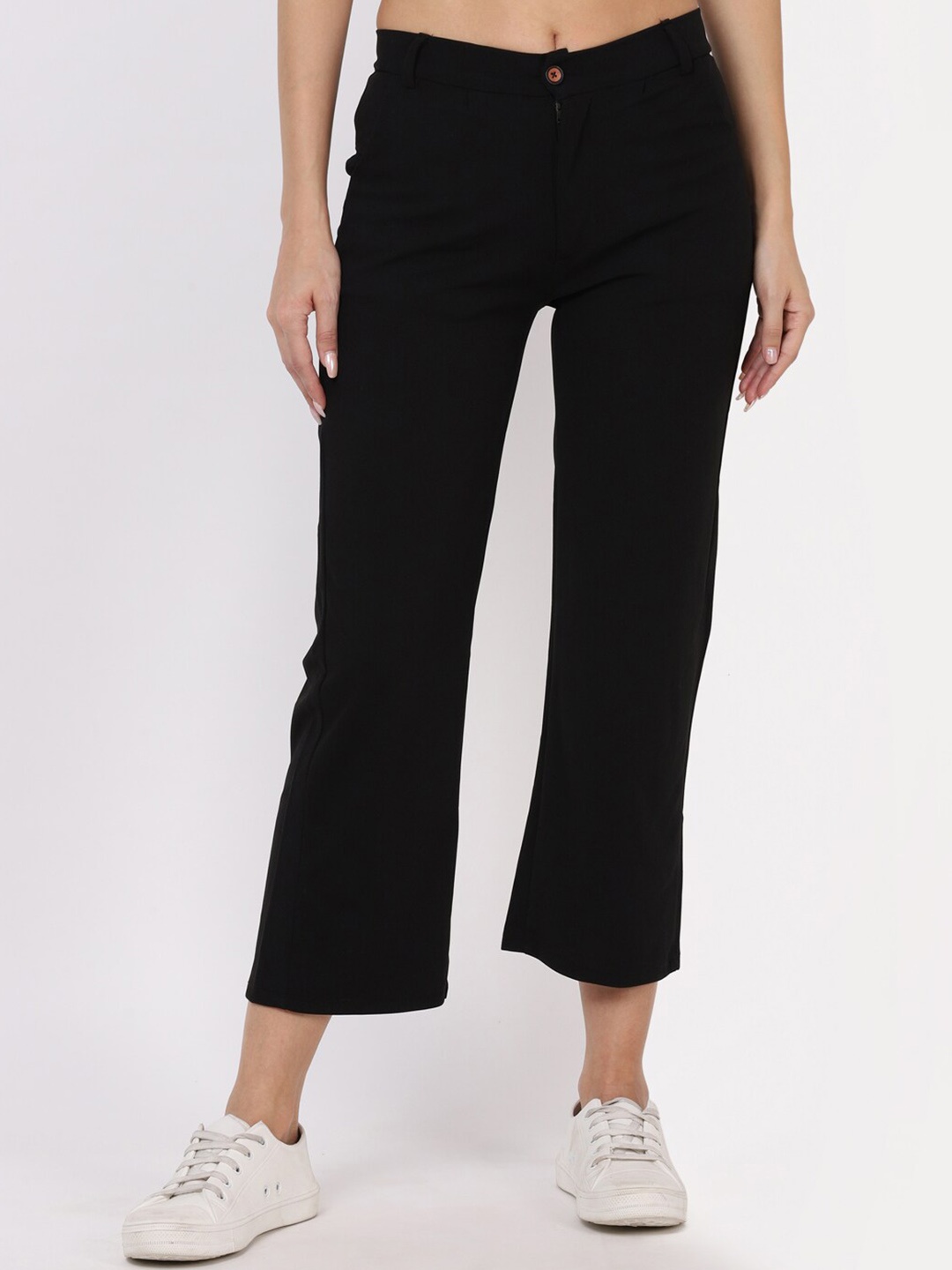 

HERE&NOW Women Black Bootcut Stretchable Jeans