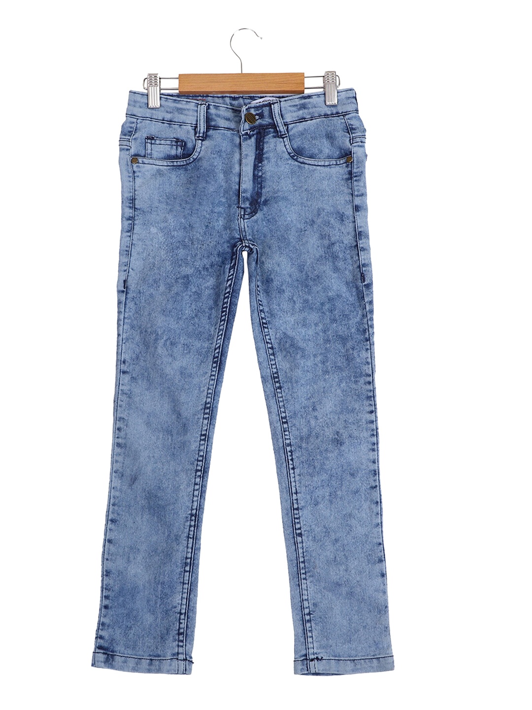 

Provogue Boys Mid-Rise Heavy Fade Jeans, Blue