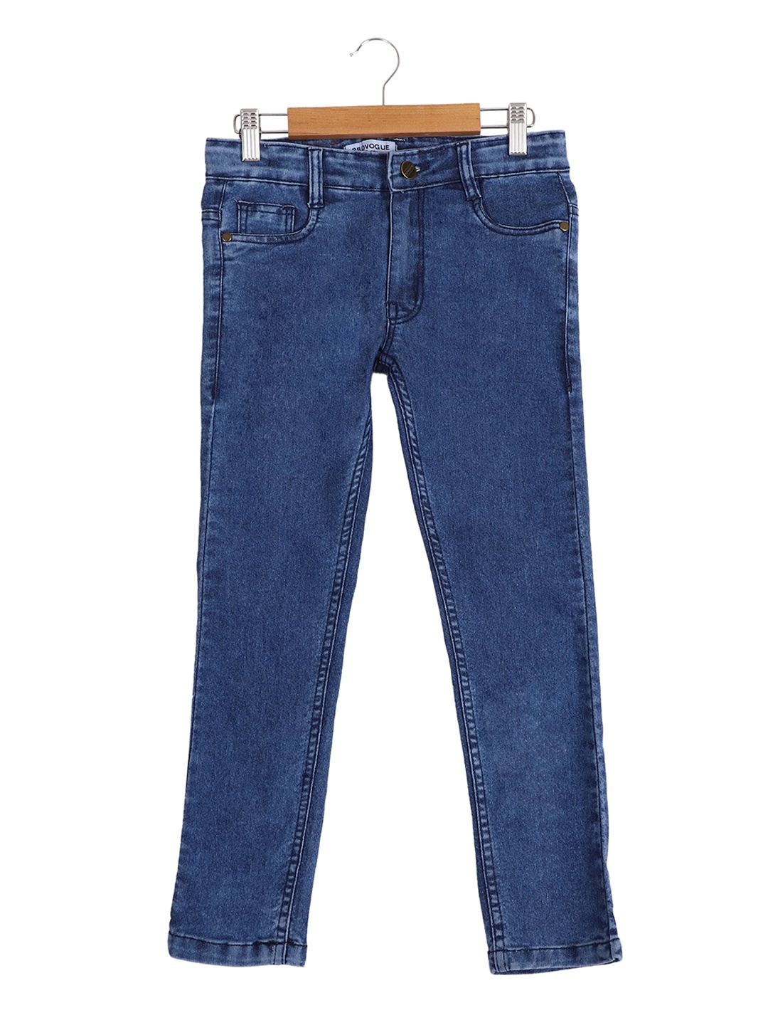 

Provogue Boys Mid-Rise Medium Shade Jeans, Blue