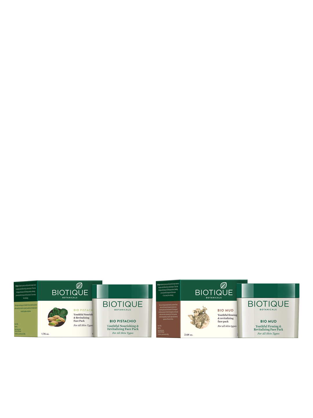 

Biotique Unisex Set of 2 Face Pack, Peach