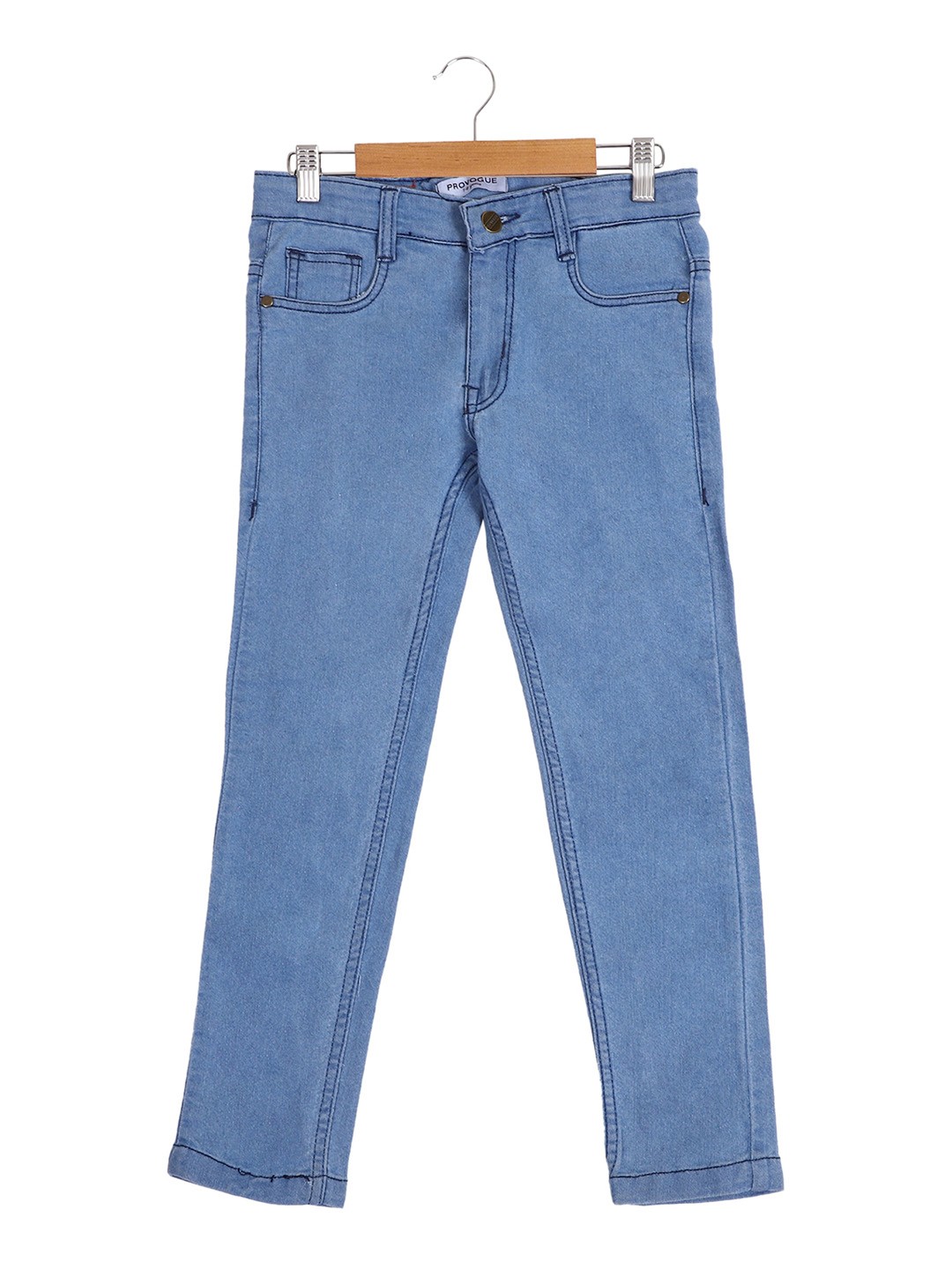 

Provogue Boys Mid-Rise Light Shade Jeans, Blue