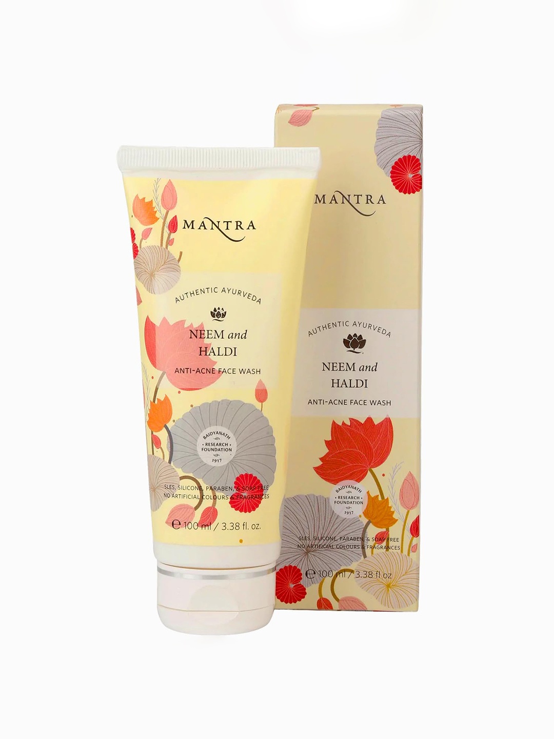 

Mantra Herbal Neem & Haldi Anti-Acne Face Wash - 50 ml, Beige
