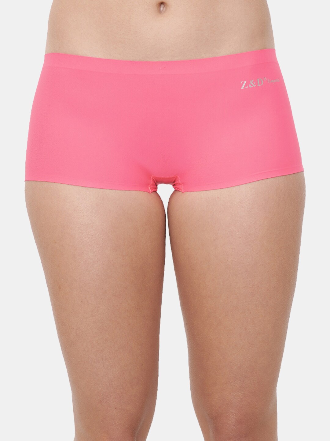 

Amour Secret Women Seamless Anti Bacterial Boy-Short Briefs, Coral
