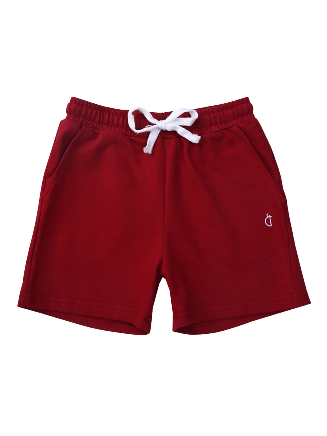 

Gini and Jony Infants Boys Mid Rise Cotton Shorts, Red