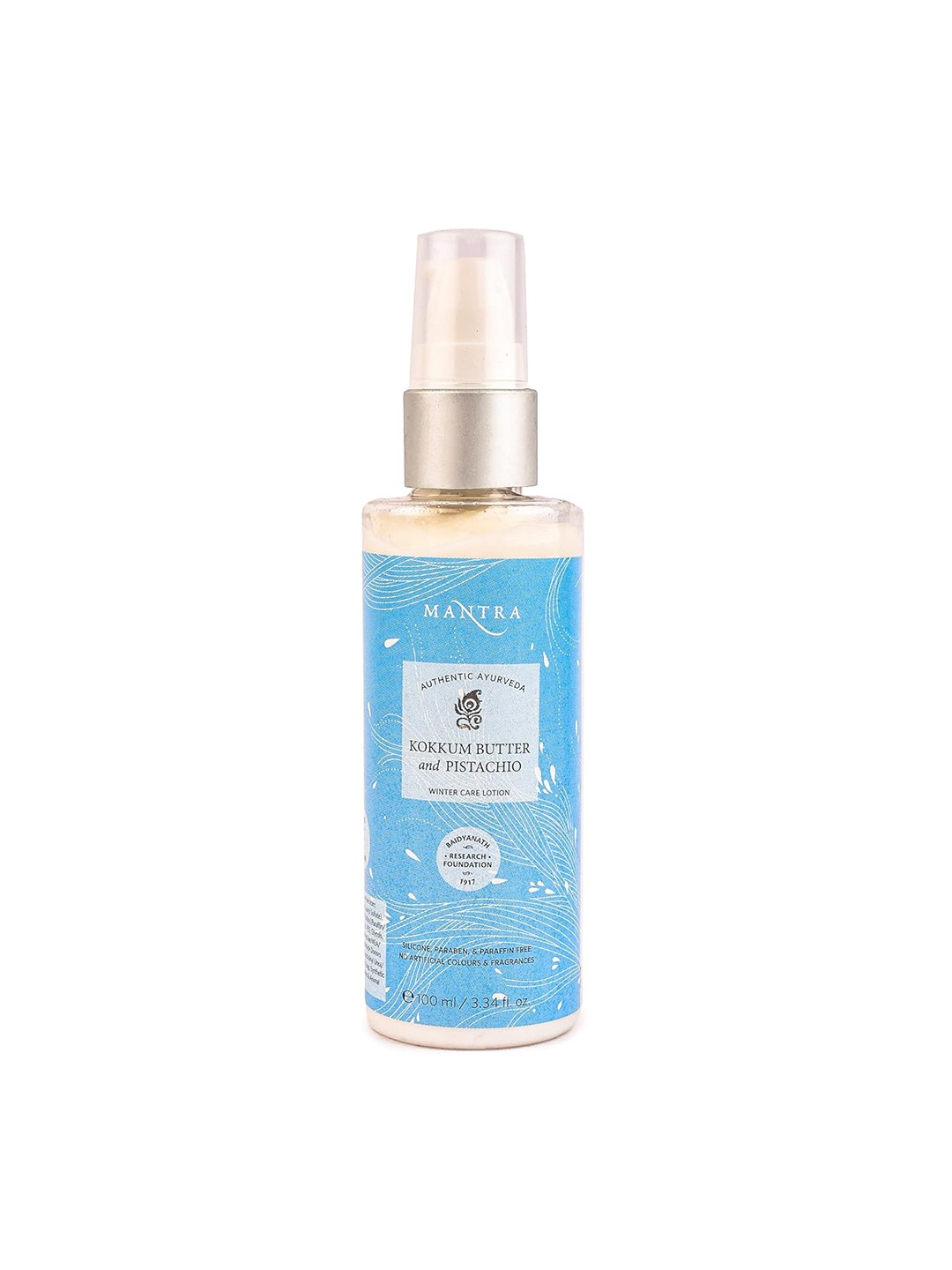 

Mantra Herbal Kokkum Butter & Pistachio Winter Care Lotion - 100 ml, Blue