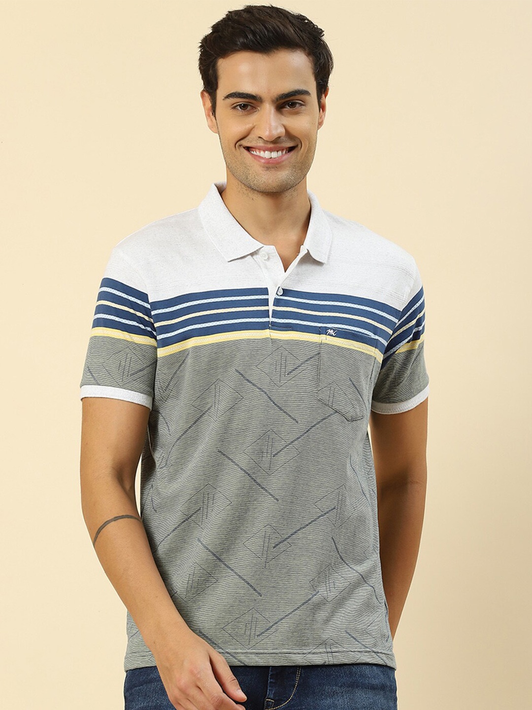 

Monte Carlo Polo Collar T-shirt, Olive