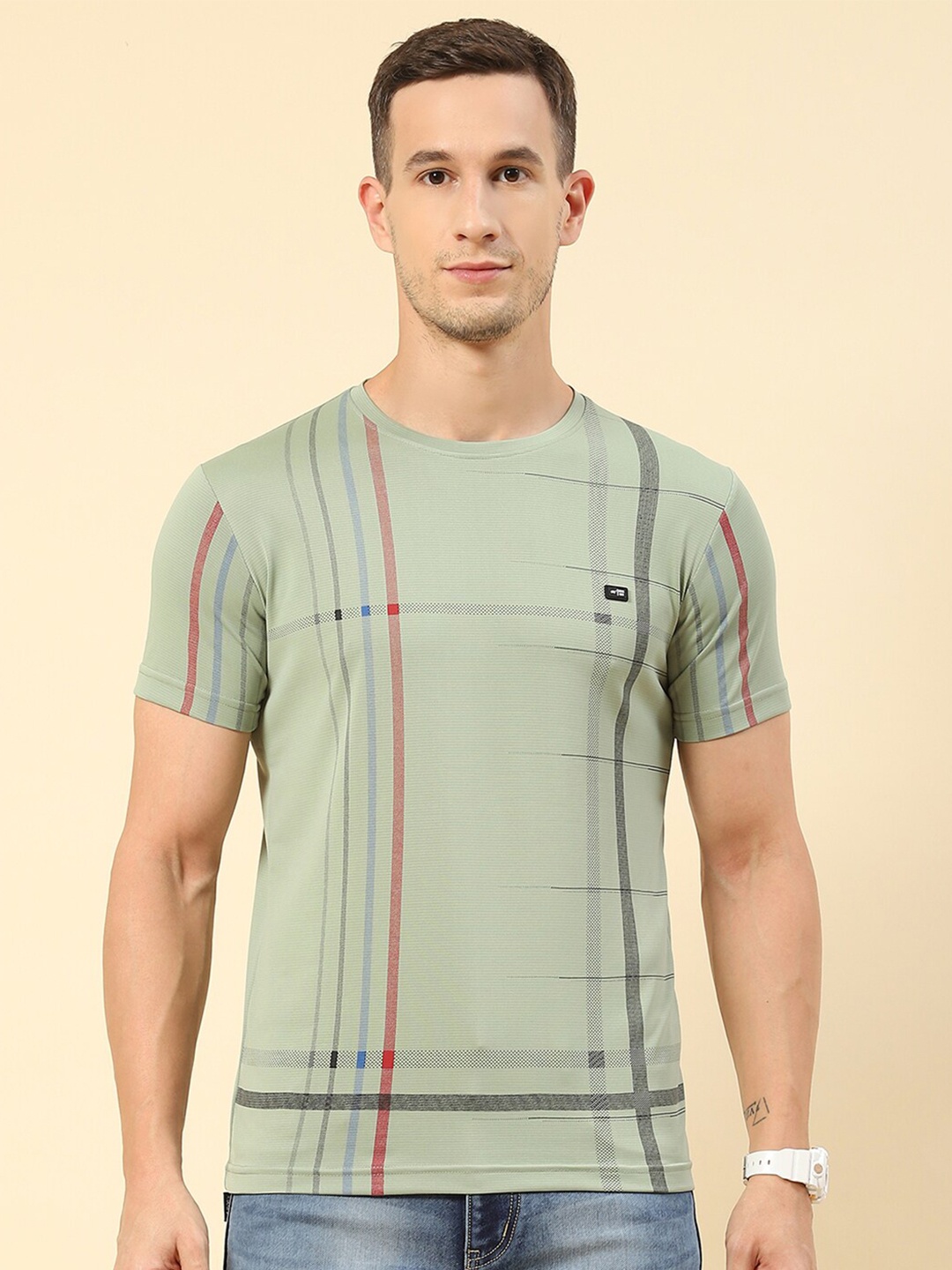 

Monte Carlo Striped T-shirt, Green