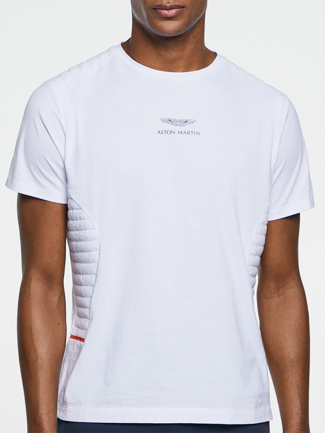 

HACKETT LONDON Round Neck Short Sleeves Cotton T-shirt, White