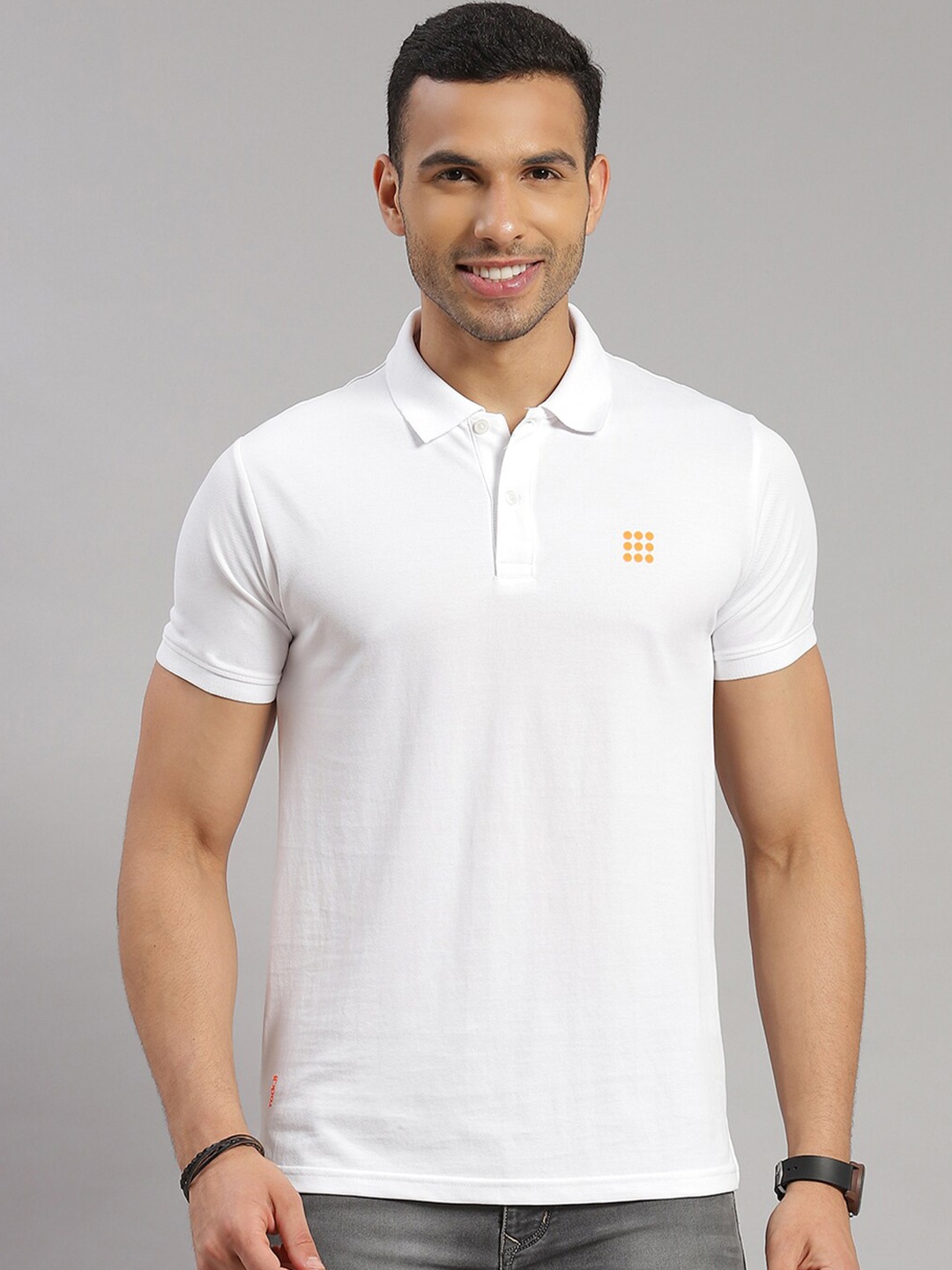 

rock.it Polo Collar Slim Fit T-shirt, White