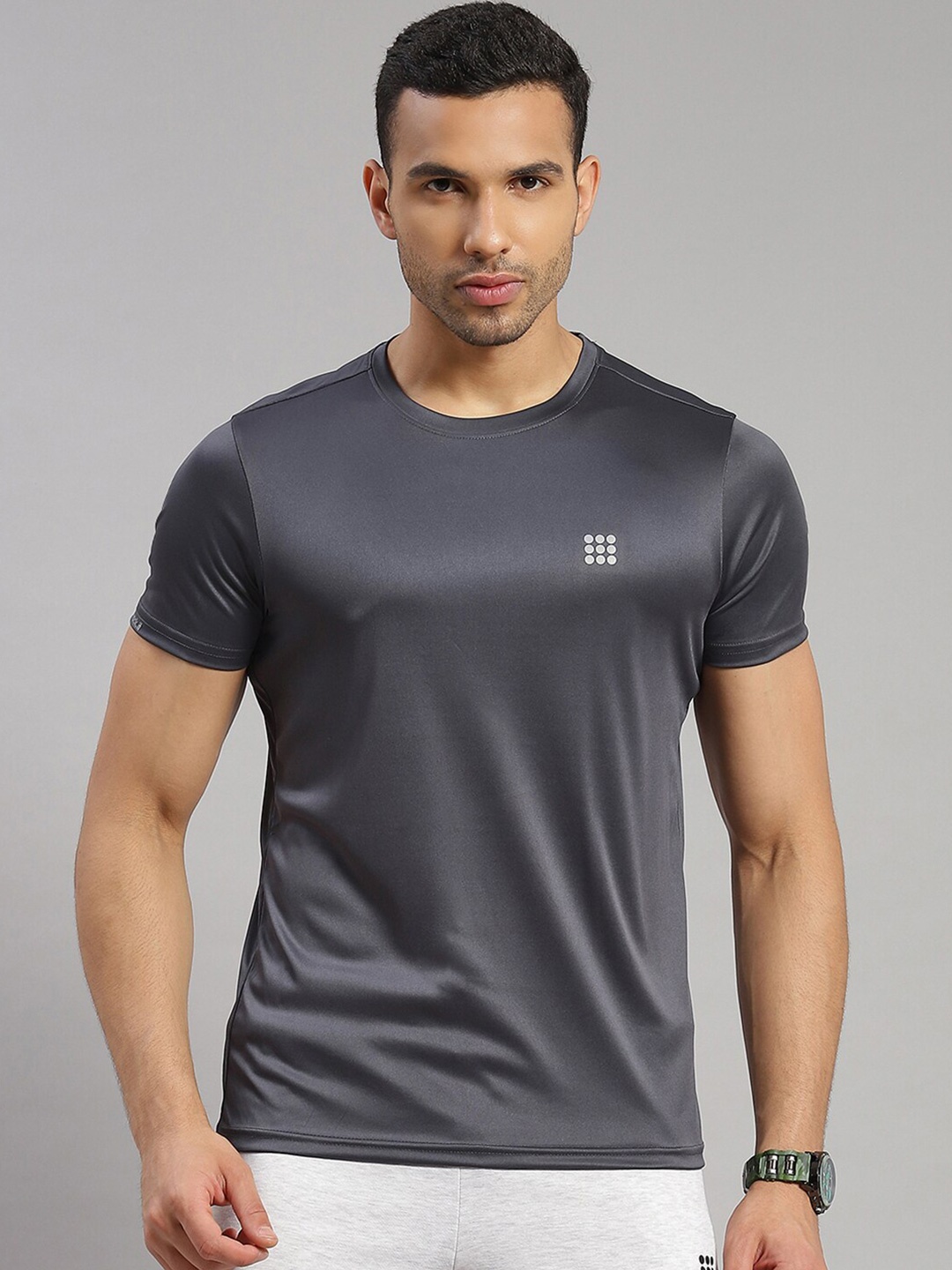 

rock.it Round Neck Short Sleeve T-shirt, Grey