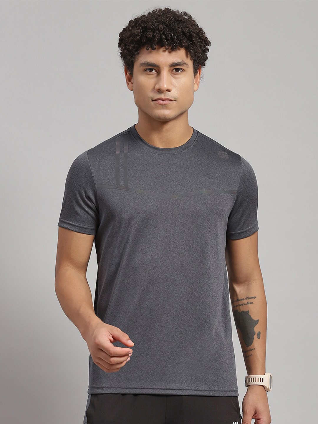 

rock.it Striped Regular Fit T-shirt, Charcoal