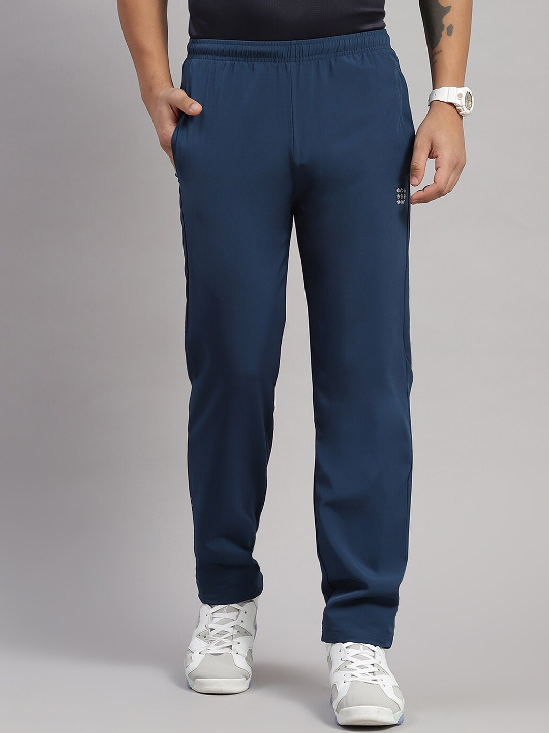 

rock.it Men Mid-Rise Sports Track Pant, Teal