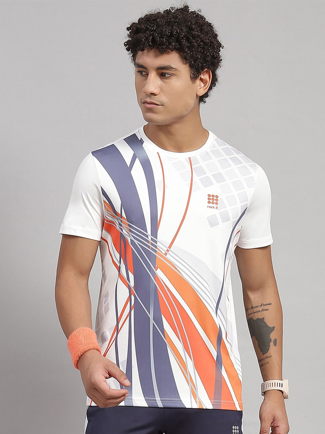 

rock.it Graphic Printed Regular Fit T-shirt, White