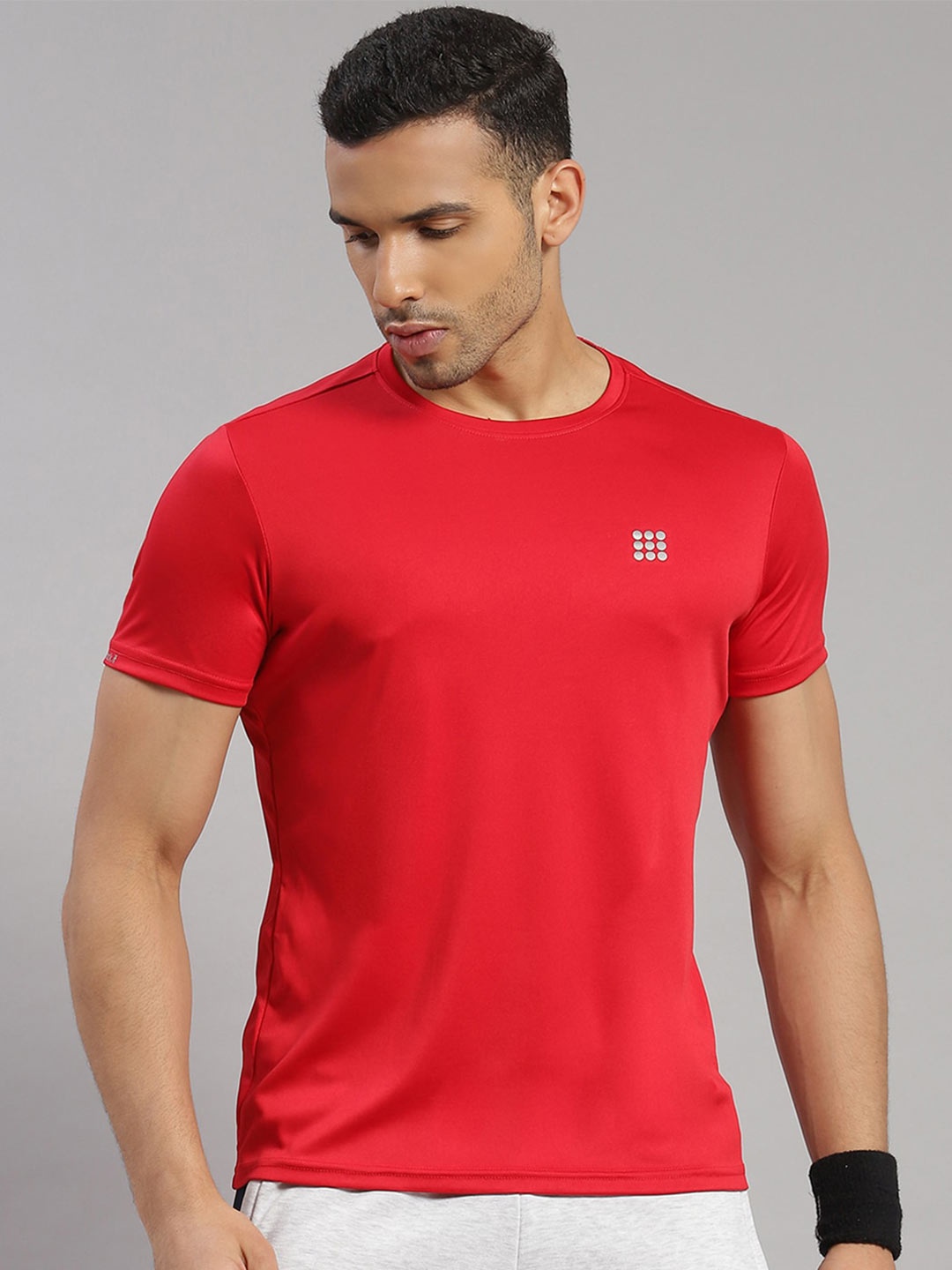 

rock.it Round Neck Knitted T-shirt, Red