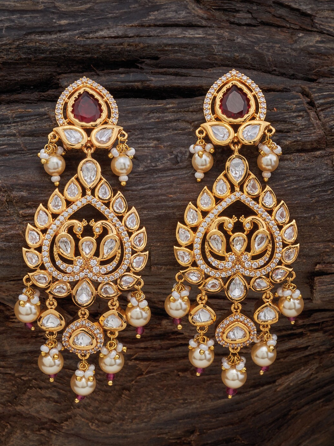 

Kushal's Fashion Jewellery Classic Drop Earrings, Gold