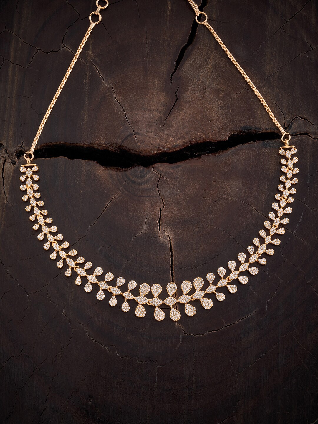 

Kushal's Fashion Jewellery Gold-Plated Copper Necklace