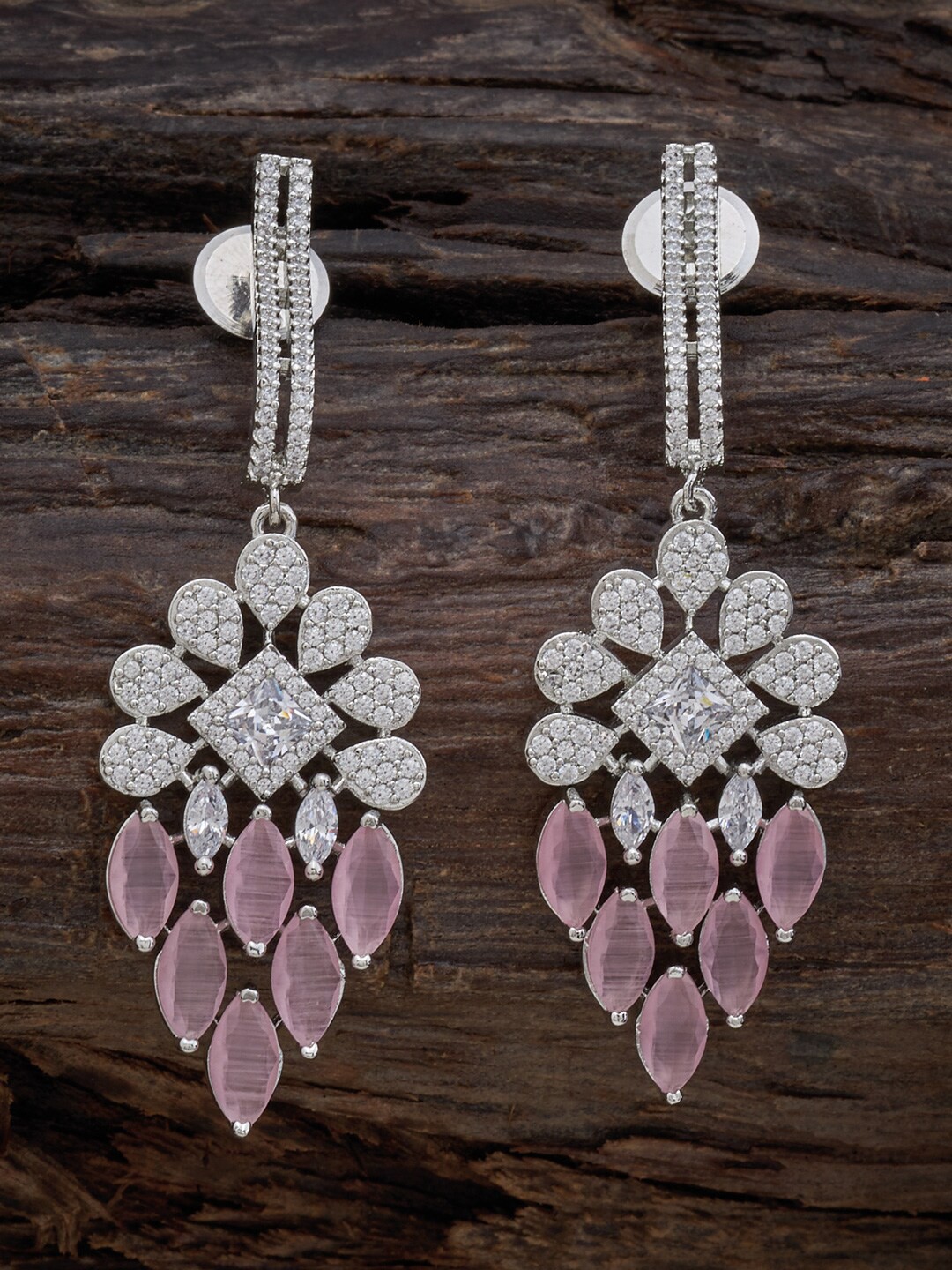 

Kushal's Fashion Jewellery Contemporary Studs Earrings, Pink