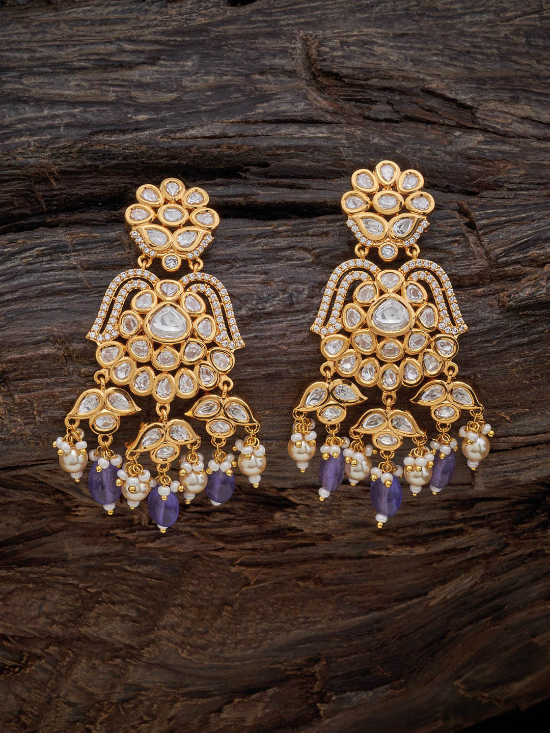 

Kushal's Fashion Jewellery Classic Drop Earrings, Gold